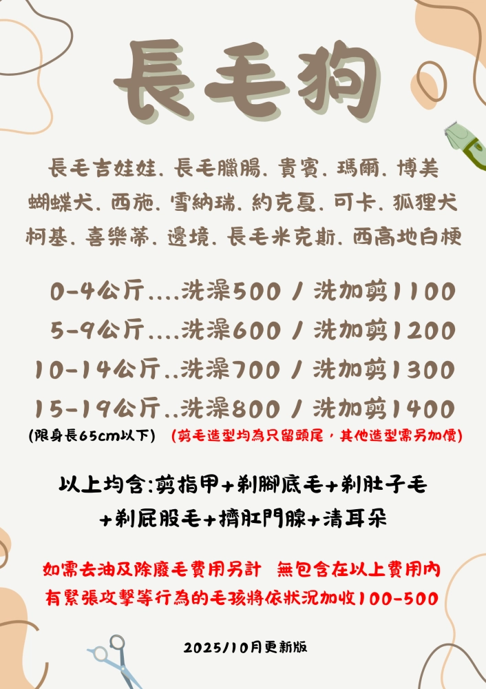 狗狗價位