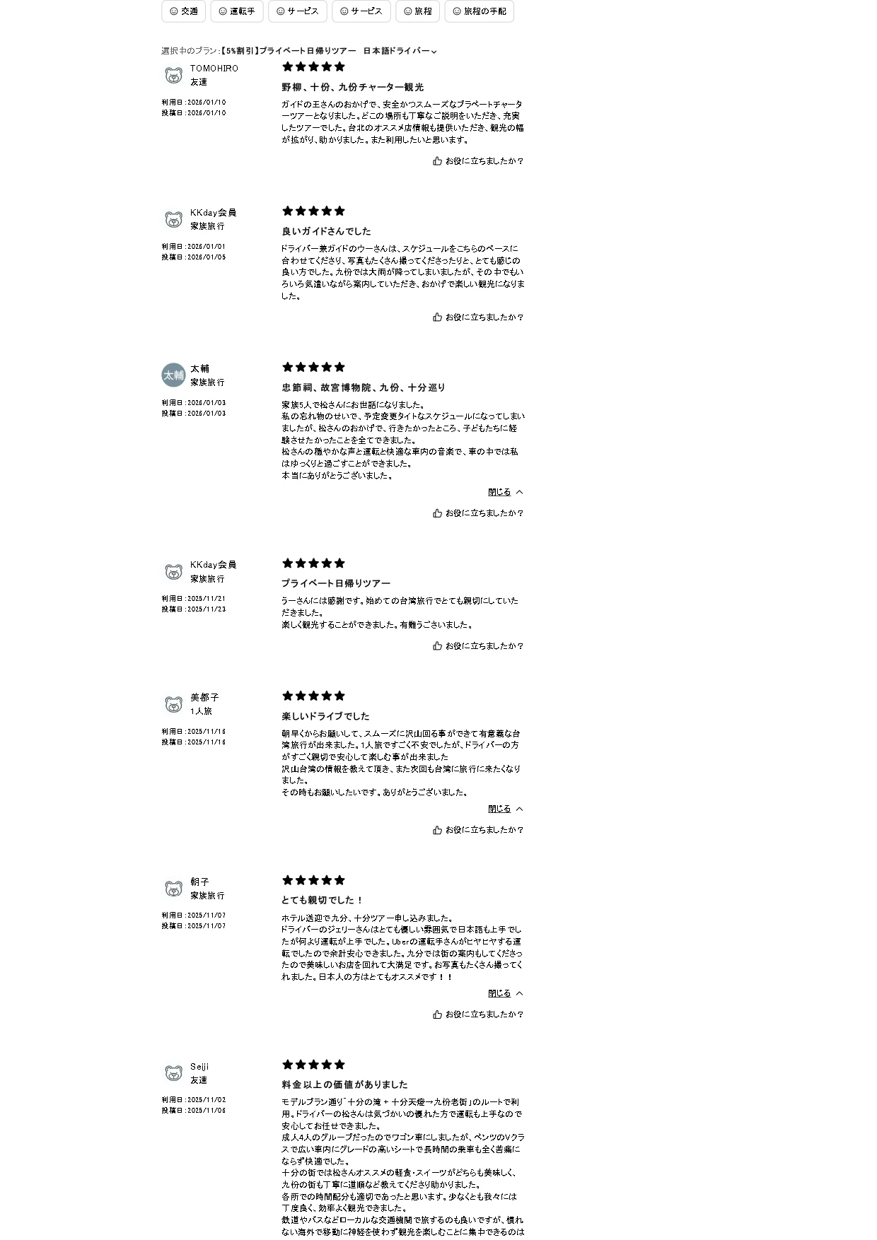 高評価レビュー