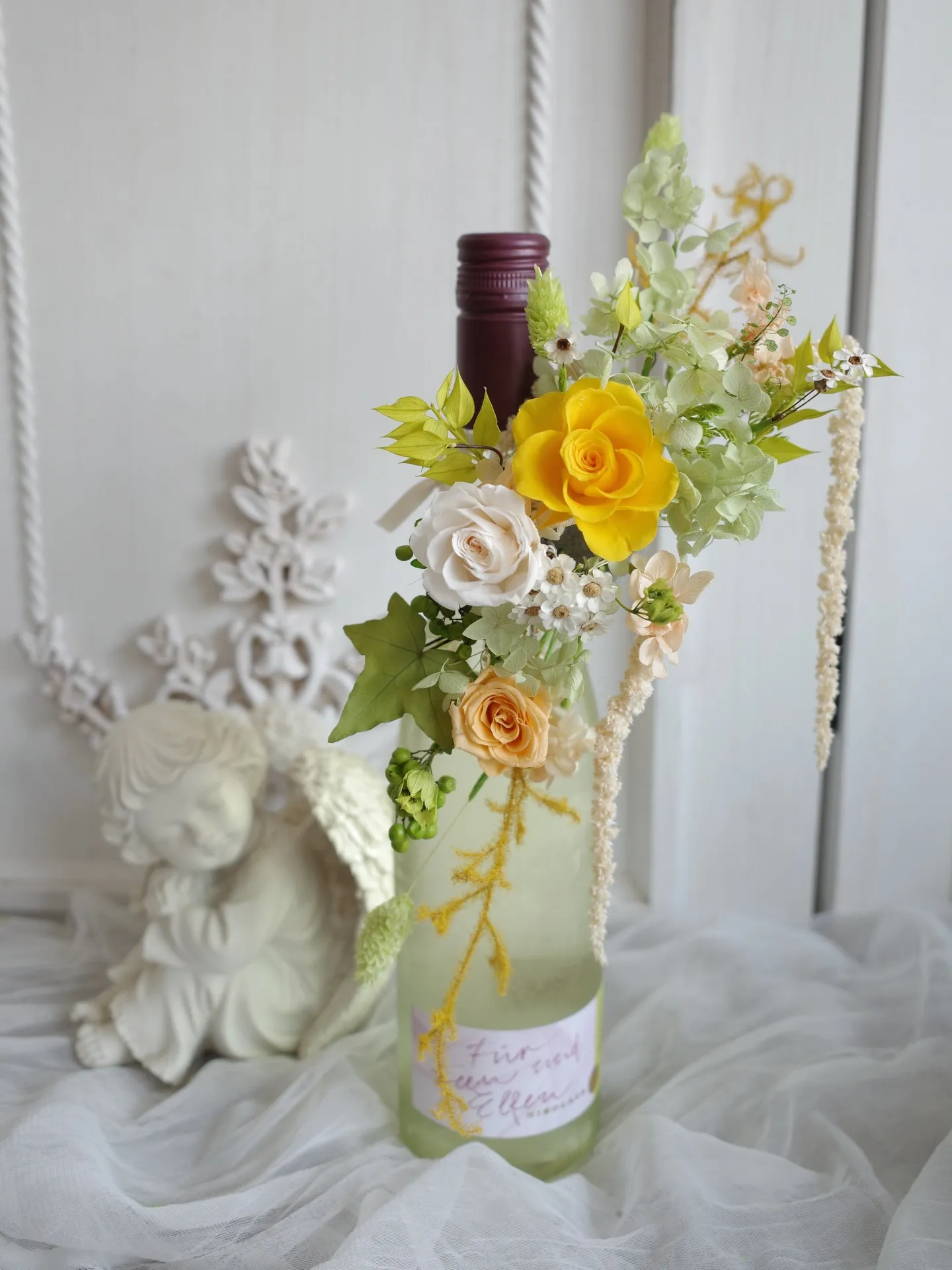 精緻花藝-酒瓶花｜高雄花藝工作室｜高雄花藝教學