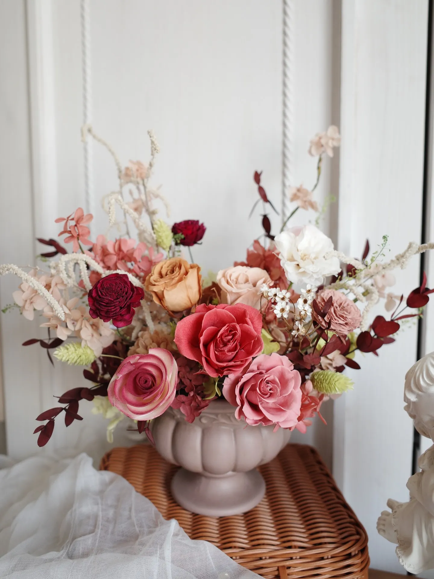 古典玫瑰園｜高雄花藝課程｜高雄市花束設計