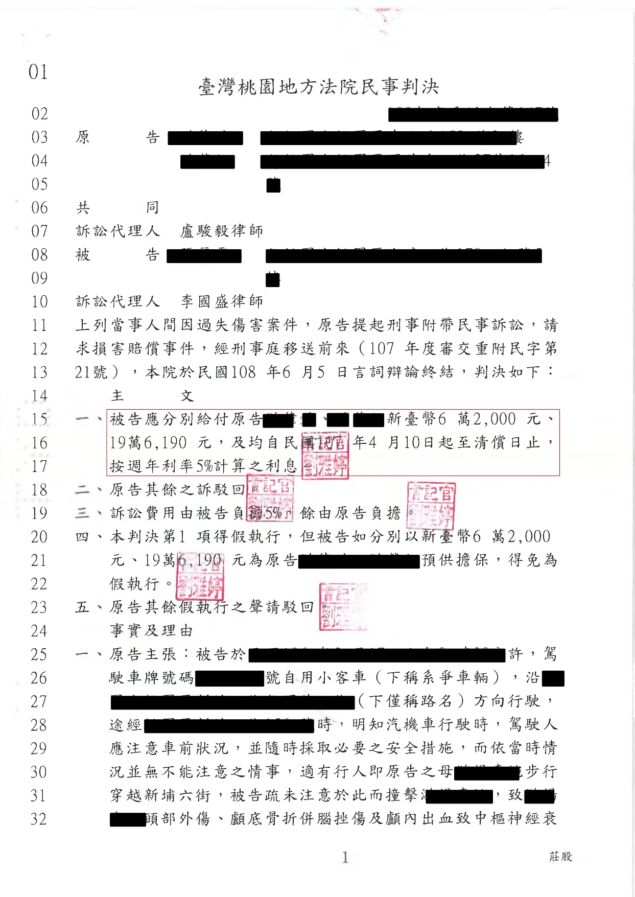 29.向被告求償25萬8190元獲部分勝訴判決