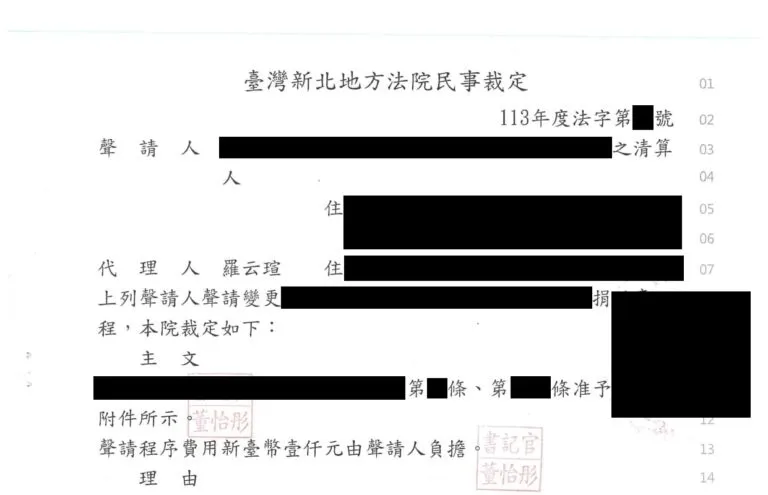 【非訟：聲請變更捐助章程案件】准予變更章程