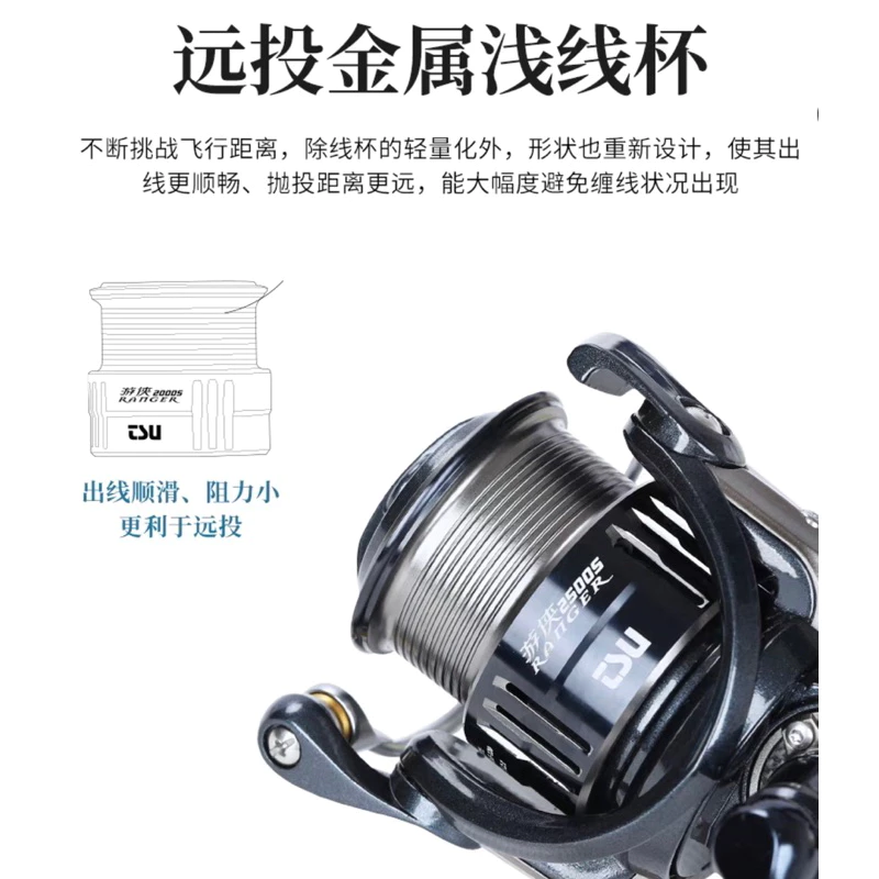 【LUREER】 釣之屋 游俠 RANGER 深線杯/淺線杯 多規格挑選 碳纖維 路亞 捲線器 紡車