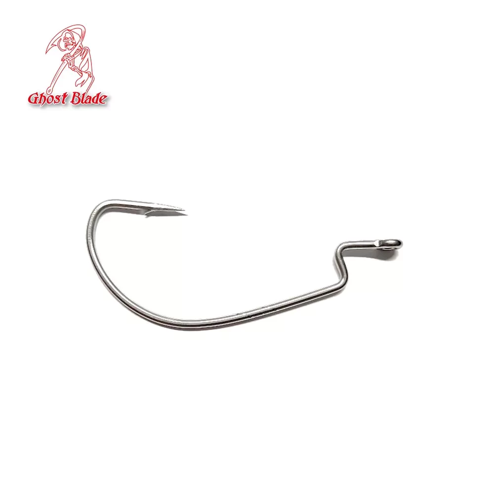 【LUREER】 鬼刃 Ghost Blade 0677 窄腹 大物曲柄鉤 <不鏽鋼> 路亞 曲柄鉤 魚虎 石斑 熱狗