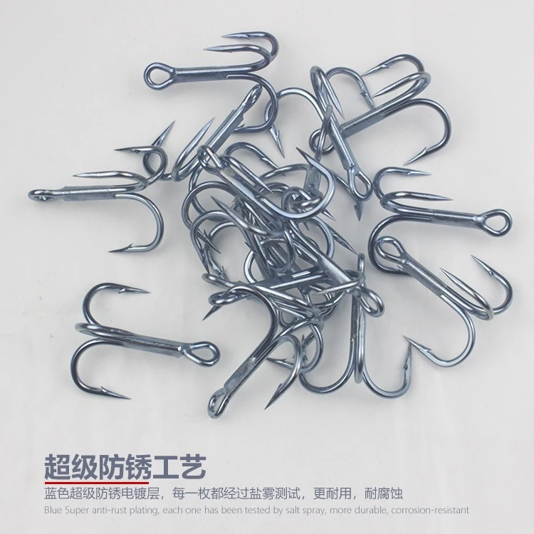 【LUREER】 四倍強 三本鉤 4X <防鏽電鍍塗層> 高硬度 魚虎 岸拋 米諾 鉛筆 改裝必備 大餌 三本鉤 海水