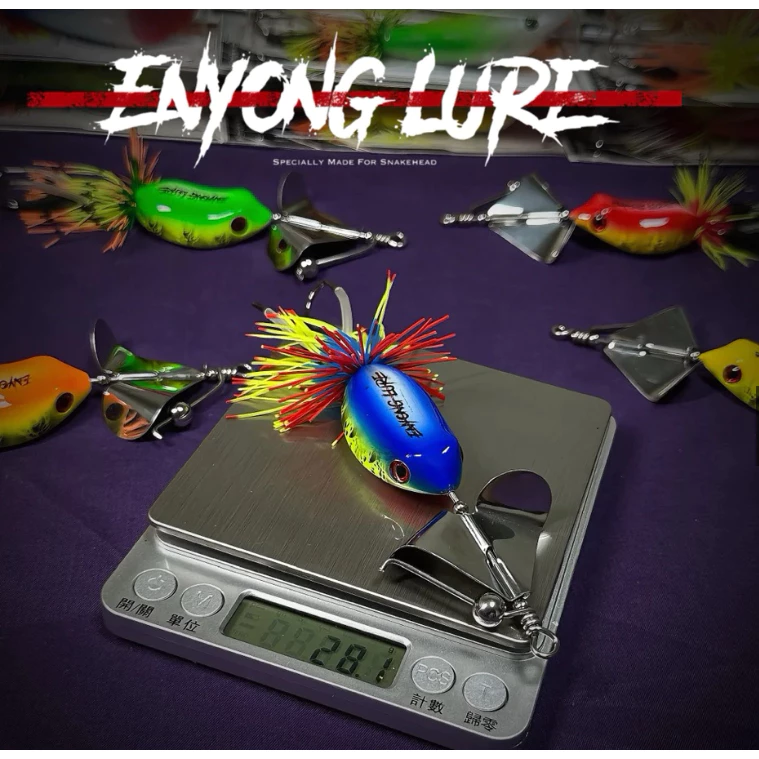 【LUREER】 ENYONG LURE 印尼手工製 TEKTOK 28克 巴雜 路亞 螺旋葉片敲擊 雷強 魚虎