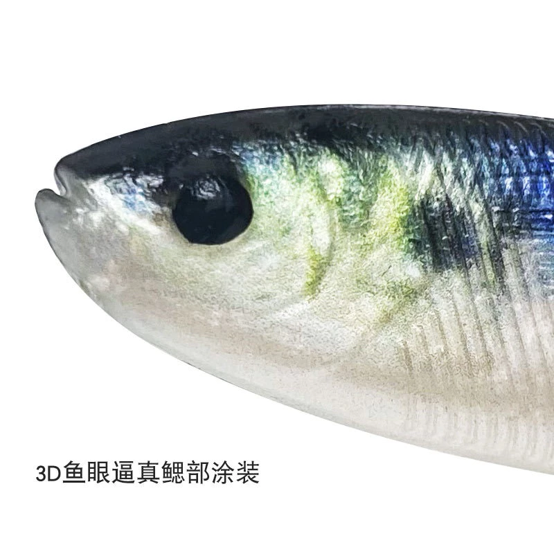 【LUREER】 3D仿生鮁魚軟餌 6.5 / 12.5 / 16公分 剪刀尾 《2入盒裝》高比重 軟魚 軟蟲 路亞