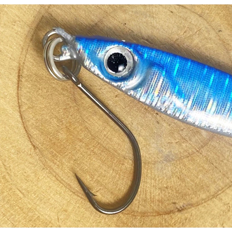 【LUREER】 扁型微鐵 5克 <搭配單鉤> 根魚 鐵板 路亞 亮片 遠投 根釣