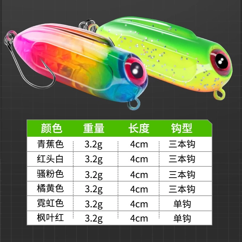 【LUREER】 Minsy 開心狗 3.2克 <平收就好> 自動狗 新手必備 浮水 微物 路亞 鉛筆 捲仔 馬口