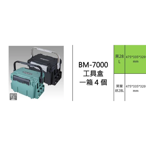 【LUREER】 MEIHO明邦 BM-7000 工具箱 <船釣必備> 路亞 路亞箱