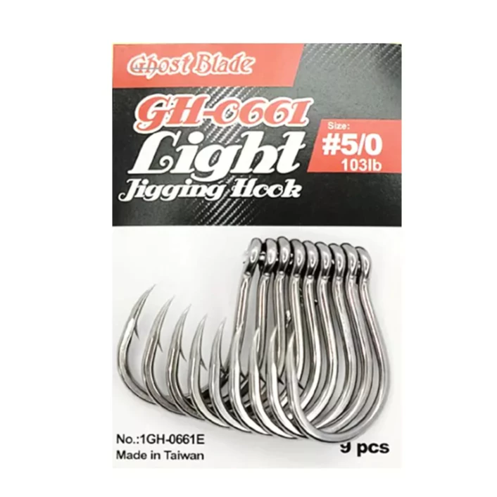 【LUREER】 GHOST BLADE 鬼刃 1GH-0661E 輕量鐵板鉤 LIGHT JIGGING HOOK
