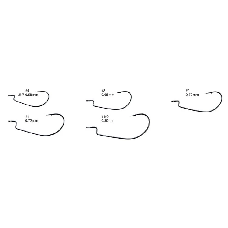 【LUREER】 VARIVAS OFFSET Light Class 曲柄鉤 <細骨高貫穿> 路亞 黑鱸 軟蟲 德州