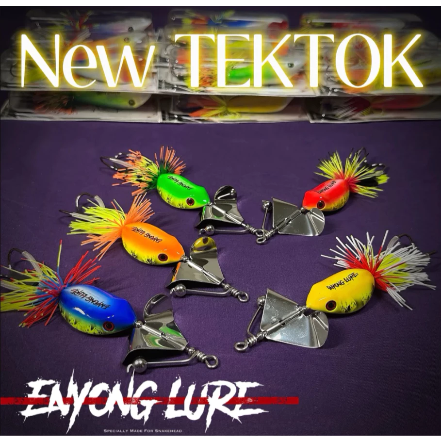 【LUREER】 ENYONG LURE 印尼手工製 TEKTOK 28克 巴雜 路亞 螺旋葉片敲擊 雷強 魚虎