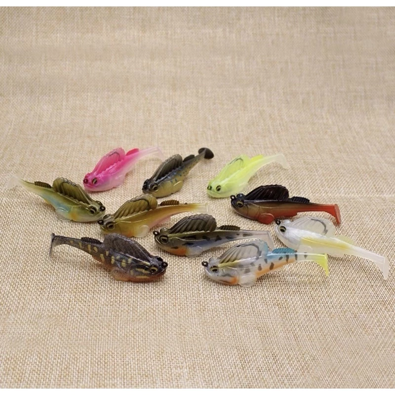 【LUREER】防纏跳跳魚 10克/20克 根魚 軟魚 石斑 泰國鱧 跳底 路亞T尾 軟蟲 防掛底