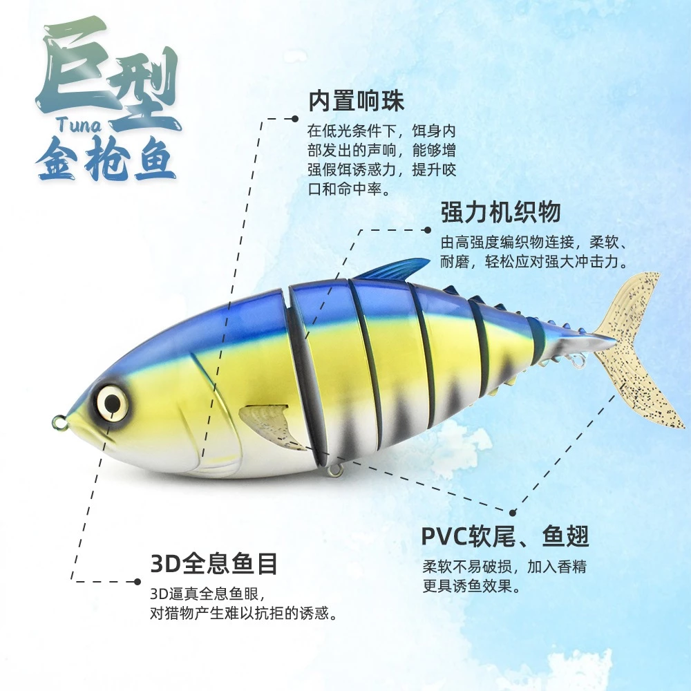 【LUREER】 巨型 金槍魚 Tuna 1000克 擺飾 管池 船拖 路亞 鮪魚假餌