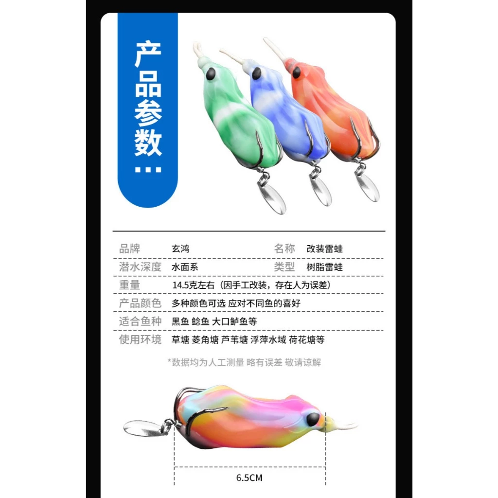 【LUREER】手工改裝雷蛙 14克 