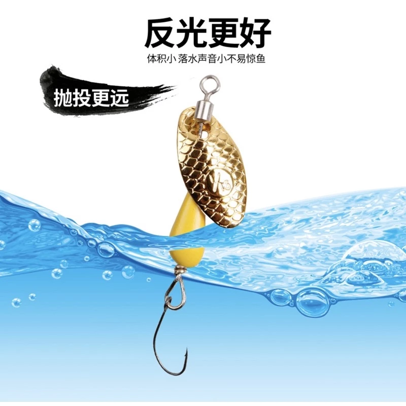 【LUREER】微物旋轉亮片 2.8G 路亞 亮片 spoon 微物 溪流 馬口 吳郭魚