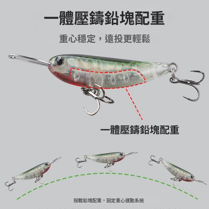【LUREER】 金屬舌板 004/006 鉛筆 5.5/15.5克 <平價版> 溪流 黑格 捲仔 路亞