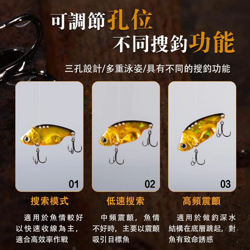 【LUREER】 LUREGEE 小叮噹 VIB 8克 / 15克 內置微響珠 低頻噪音 遠投 顫泳 路亞 叮噹