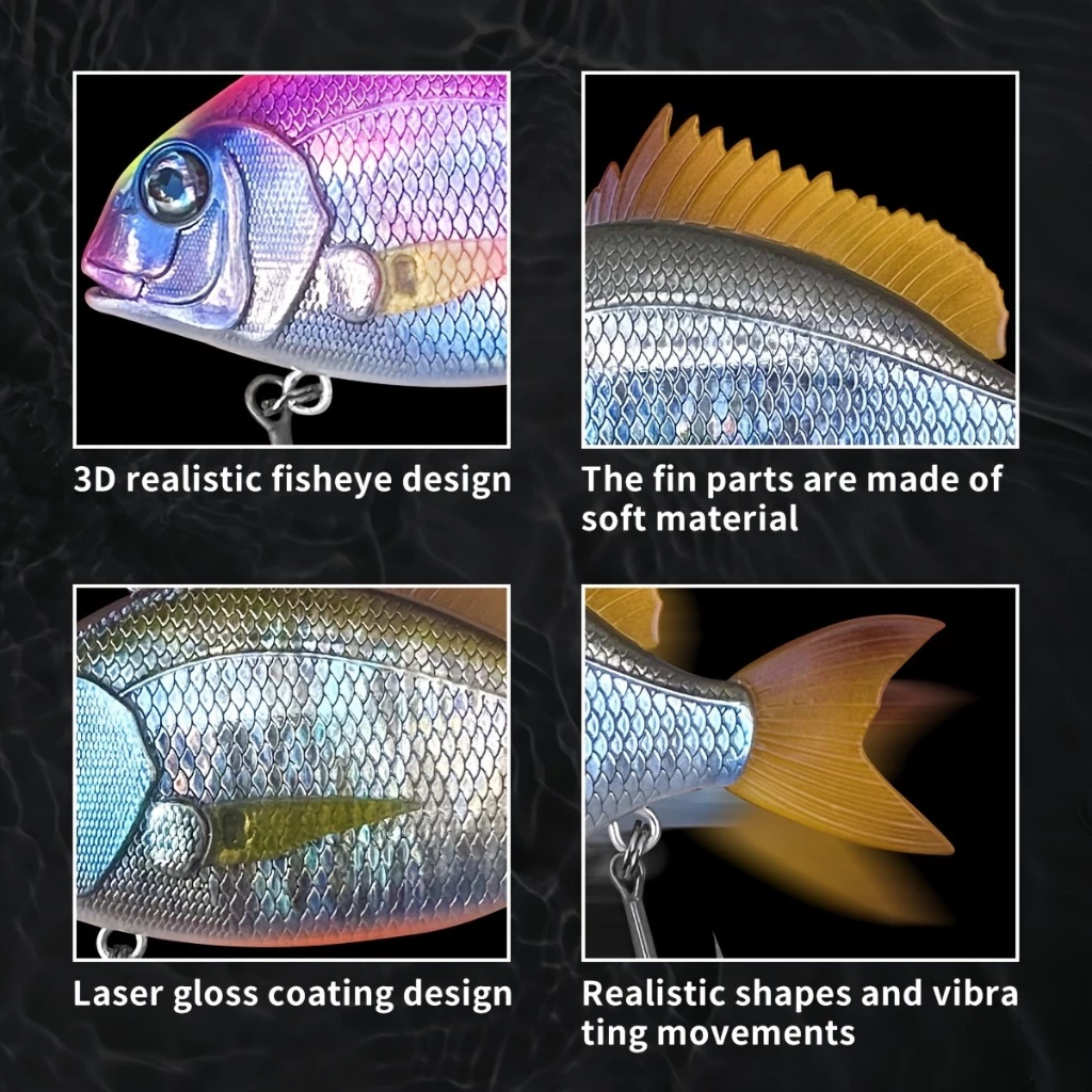 【LUREER】 3D 高擬真鯛魚 VIB 11克/24克 高質感塗裝 盒裝 仿真餌 路亞 顫泳 高品質