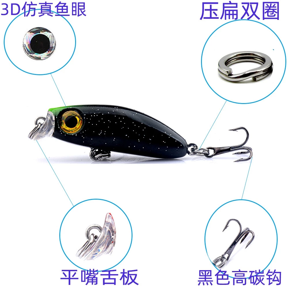 【LUREER】 奶嘴米諾 3.1G 緩沉 熱銷款 內置響珠 淺層 短舌板 微物 米諾 路亞