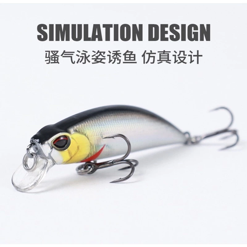 【LUREER】小白鯊米諾 5克 搭載BKK鉤 盒裝 熱銷款 微物 路亞 米諾 沉水