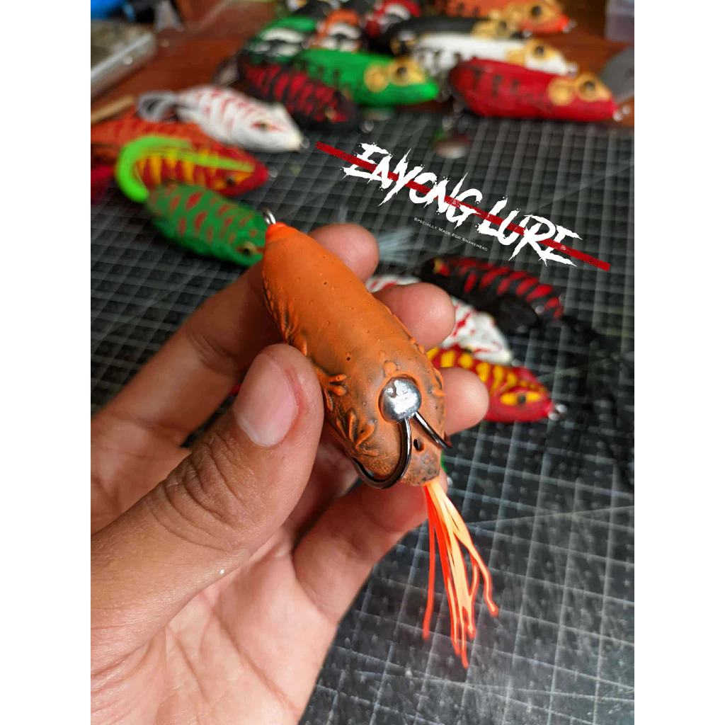 【LUREER】 ENYONG LURE 印尼手工製 GECKO 血紋雷蛙 10G 雷強 雷蛙 魚虎 泰國鱧 鮎呆