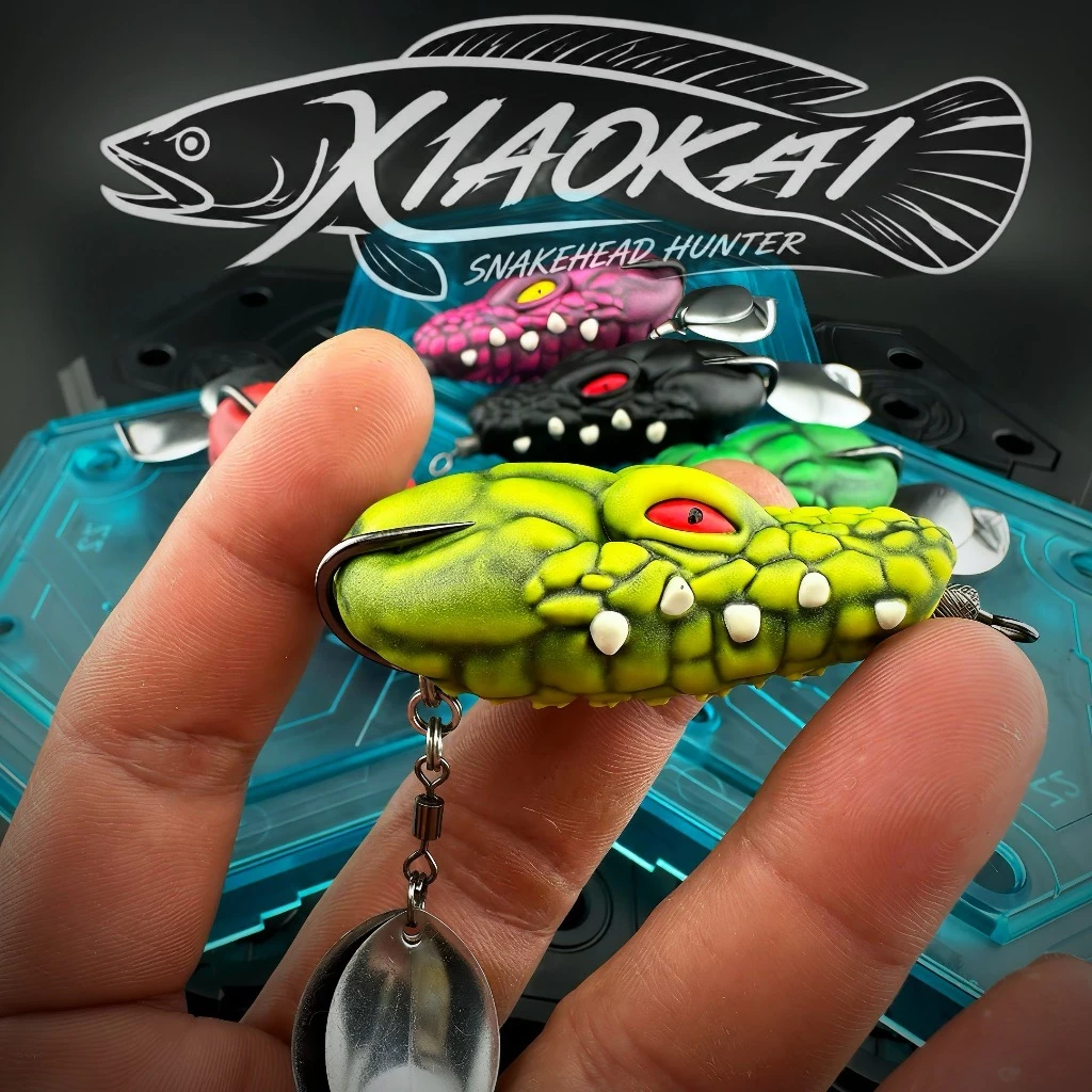 【LUREER】 XIAOKAI 小鱷鱷 12克 <印尼手工製> 小鎧 浮水 手工橡膠蛙餌 雷蛙 ENYONG LURE