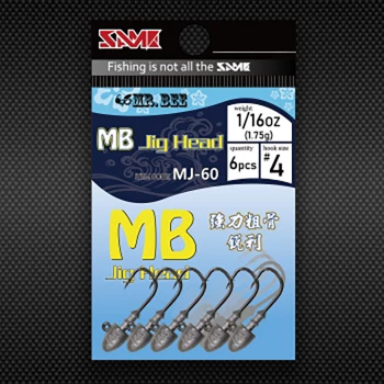【LUREER】 SAME 莎美 MJ-60 鉛頭鉤 <高強度粗骨> Jig Head