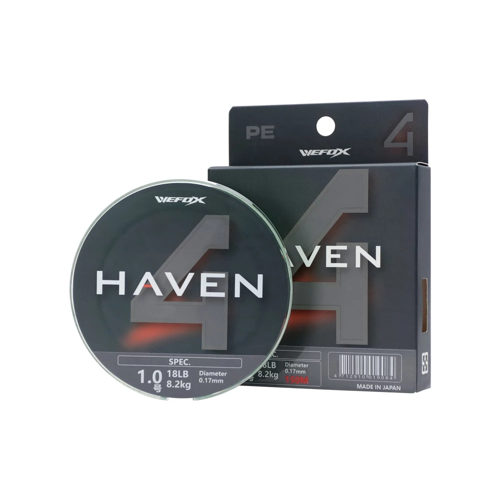【LUREER】 WEFOX HAVEN X4 PE LINE (單色) 路亞 四編 PE線 高耐磨 溪流 根魚