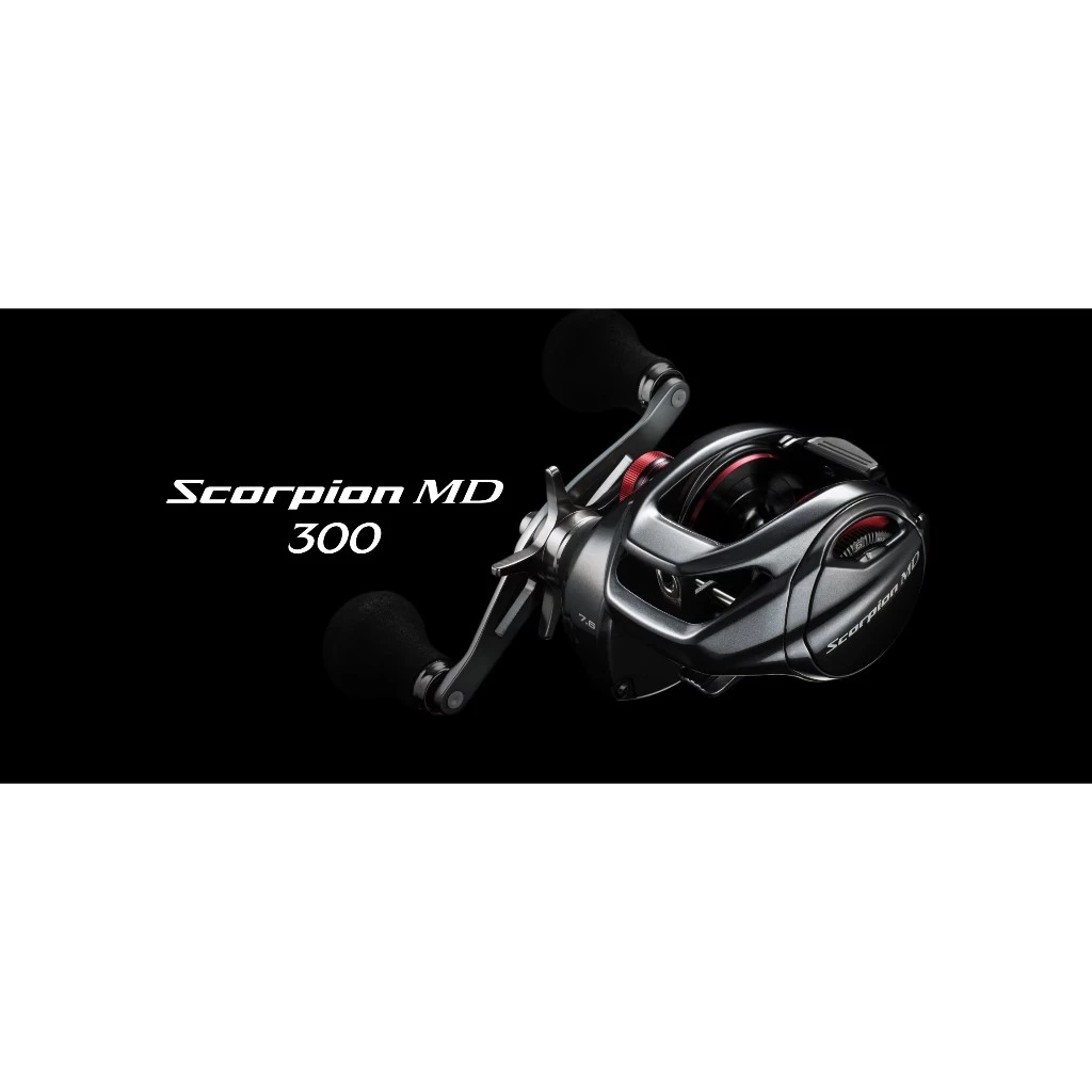 【LUREER】 SHIMANO 24 Scorpion MD 300 紅蠍 MD 大物 雙軸捲線器 路亞 岸拋 船拋
