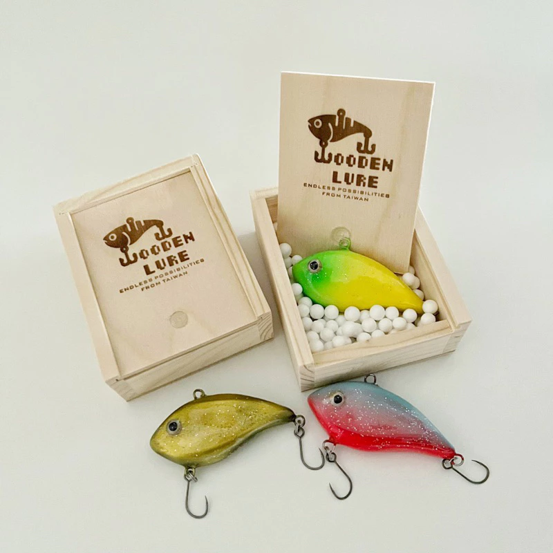 【LUREER】 wooden手作路亞 「出清」木製顫泳 VIB 12克 附精美木盒 路亞 捲仔 手工餌