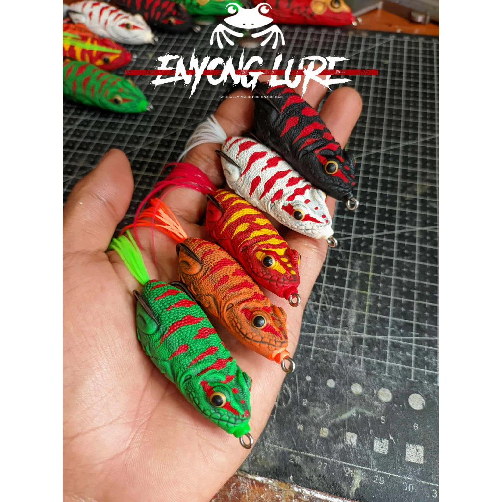 【LUREER】 ENYONG LURE 印尼手工製 GECKO 血紋雷蛙 10G 雷強 雷蛙 魚虎 泰國鱧 鮎呆