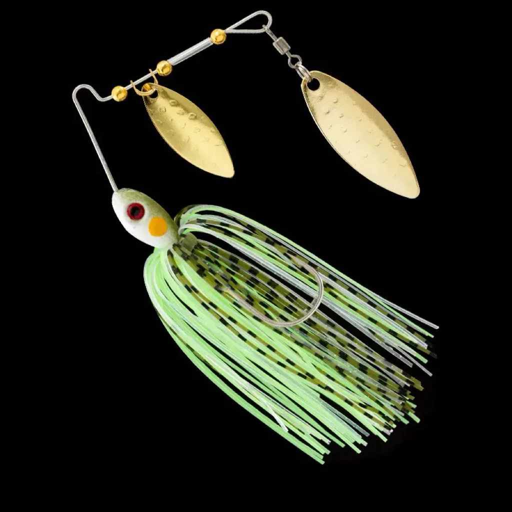 【LUREER】 雙柳葉型 複合式亮片 13/17克 SPINNER BAIT 路亞 雷強 泰國鱧 黑鱸