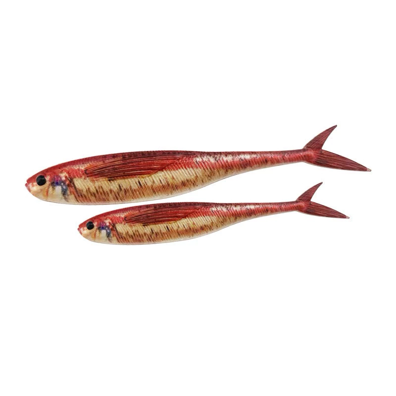 【LUREER】 3D仿生鮁魚軟餌 6.5 / 12.5 / 16公分 剪刀尾 《2入盒裝》高比重 軟魚 軟蟲 路亞
