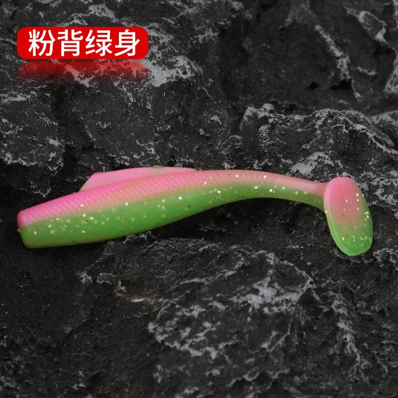 【LUREER】浮水 T尾軟蟲 TPR材質 6 / 8 / 10公分 <加味高比重> 路亞 德州釣組 黑鱸 泰國鱧 軟餌