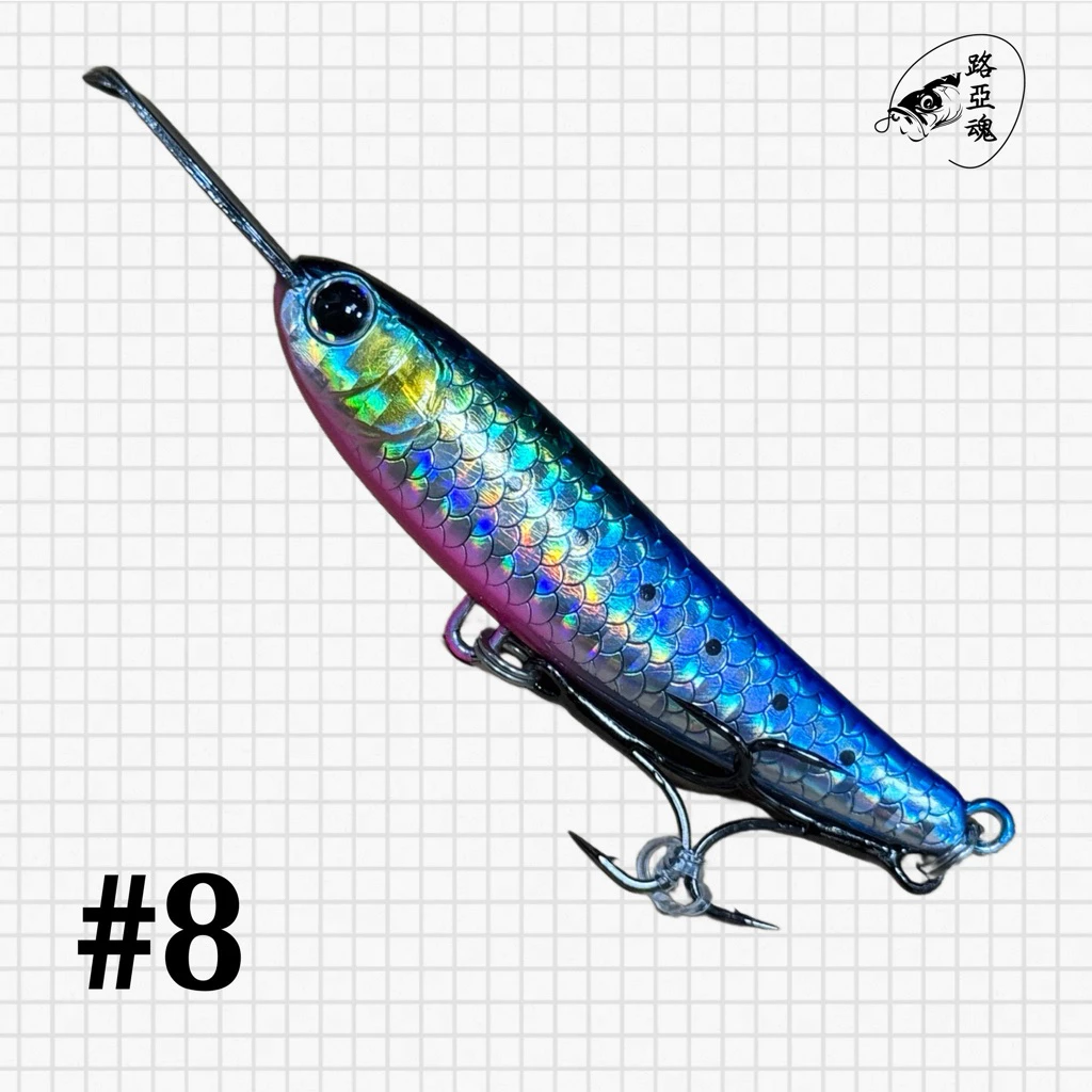 【LUREER】 RISER BAIT 006 金屬舌板 自動鉛筆 路亞 鉛筆 海鱸 岸拋 捲仔 004