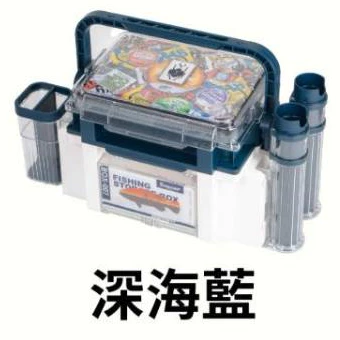 【LUREER】 SEAGUAR 多功能 路亞工具箱 <附置竿架*2+外掛置物盒*1> 置物箱 路亞箱 管池 船釣