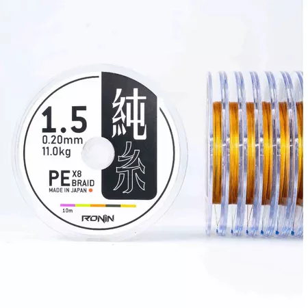 【LUREER】 船長指定最強PE線 RONIN 純系X8 PE編織線 日本製 100米 連盤PE線 PE 母線 PE線