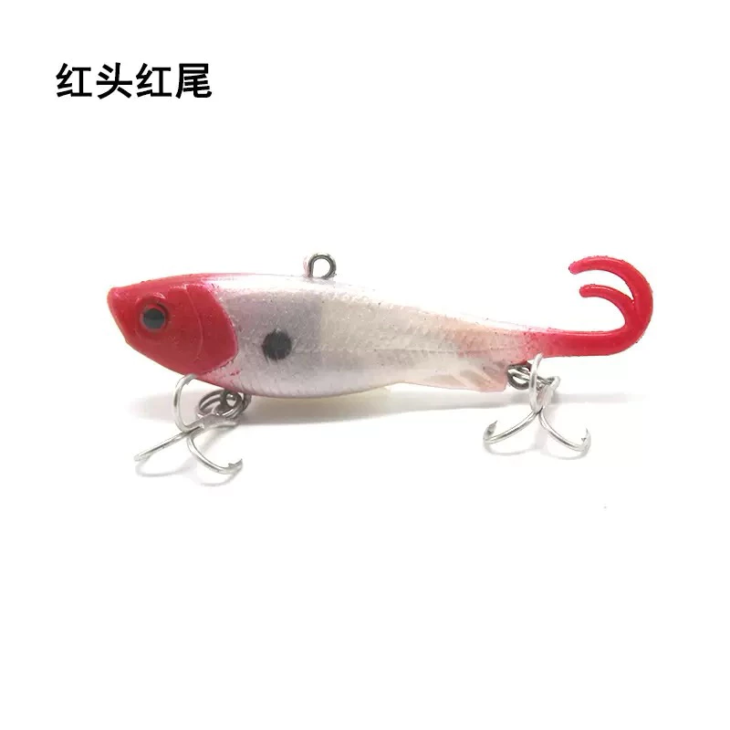 【LUREER】 雙捲尾 軟魚VIB 13克 《搭配血槽三本鉤》 捲仔必殺 路亞 軟蟲 VIB 軟魚 捲尾
