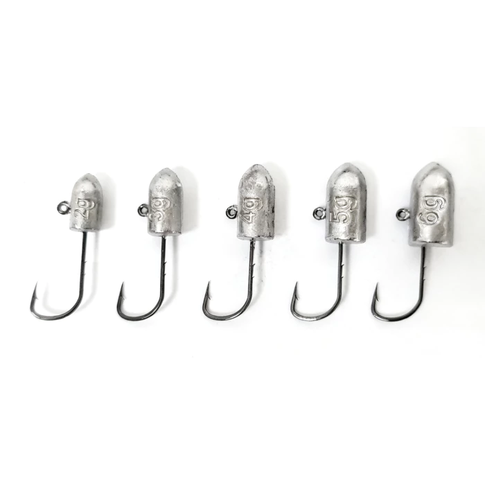 【LUREER】 SAME 莎美 MJ-55 根魚鉛頭鉤 5入裝 <雙背刺魚鉤> JIG HEAD 根魚 鉛頭鉤