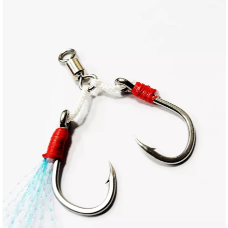 【LUREER】GHOST BLADE 鬼刃 S/D KH-0679岸拋鐵板單/雙鈎組 鐵板鉤 雙鉤 單鉤 路亞 岸拋