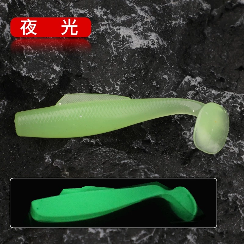 【LUREER】浮水 T尾軟蟲 TPR材質 6 / 8 / 10公分 <加味高比重> 路亞 德州釣組 黑鱸 泰國鱧 軟餌