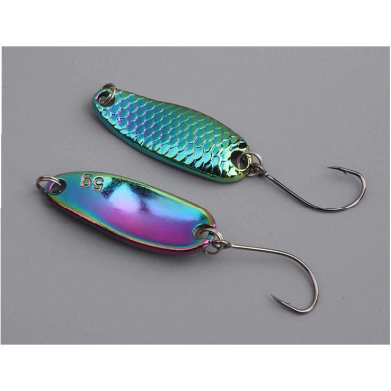 【LUREER】 龍麟亮片 熱銷款 高品質電鍍 spoon 亮片 根釣 路亞 黑色 捲仔 馬口 龍鱗 亮片 根魚