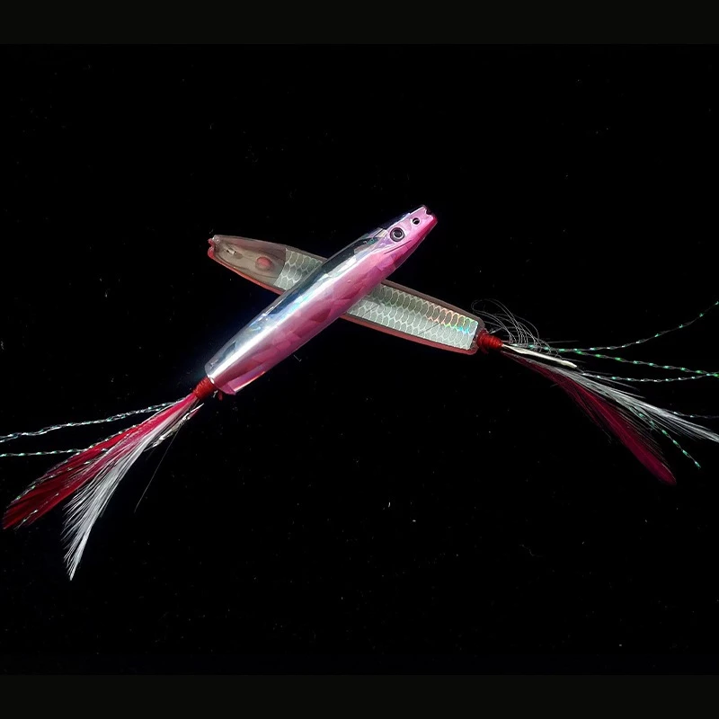 【LUREER】 弓角 50mm / 63mm 2入盒裝 岸拋 鐵板 水球 飛扁 船釣 假餌 黃鰭鮪 紅甘 阿兵哥釣組