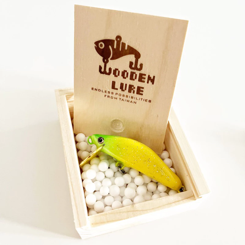 【LUREER】wooden 手作路亞 「出清」木製米諾 7.4克 附精美木盒 路亞 米諾 捲仔 手工餌