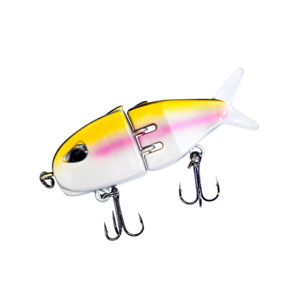 【LUREER】 MM60 卡通雙節魚 6克 <搭配三本鉤> 軟尾設計 路亞 多節魚 管池