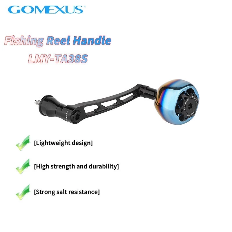 【LUREER】 GOMEXUS LMY-TA38S 鈦合金握丸單搖臂組 紡車捲線器改裝 路亞