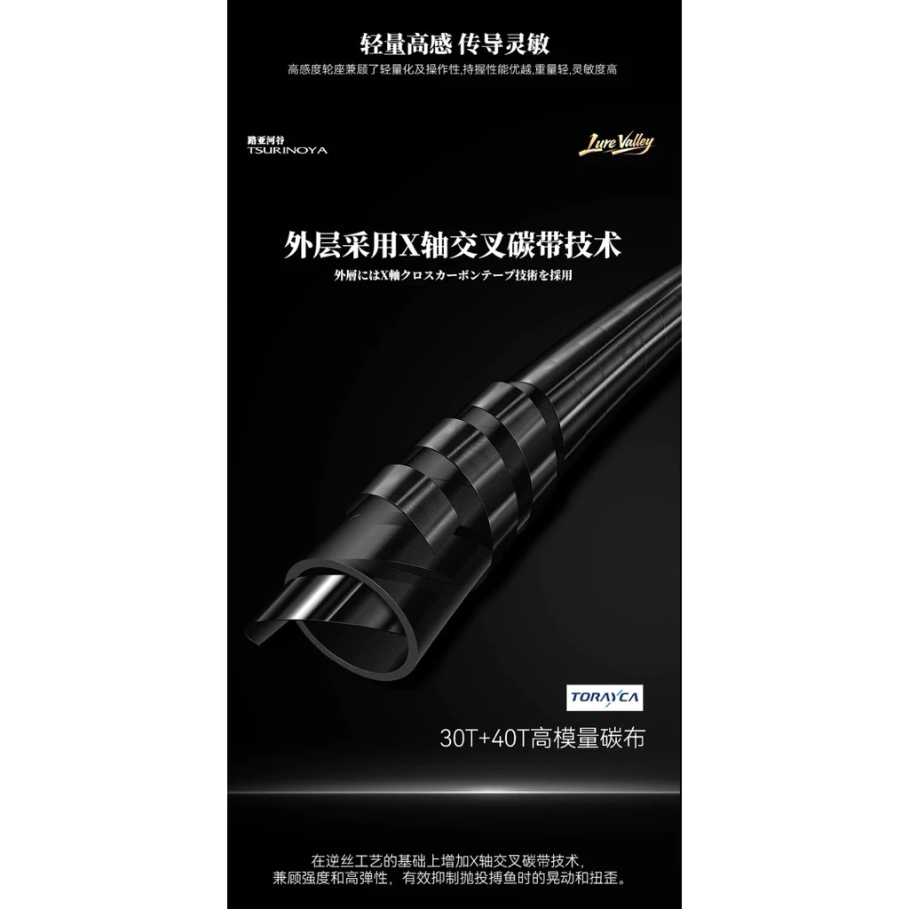 【LUREER】釣之屋 路亞河谷 LUREVALLEY <2026大改款> 泛用5節旅行竿 FUJI環 旅竿 路亞竿
