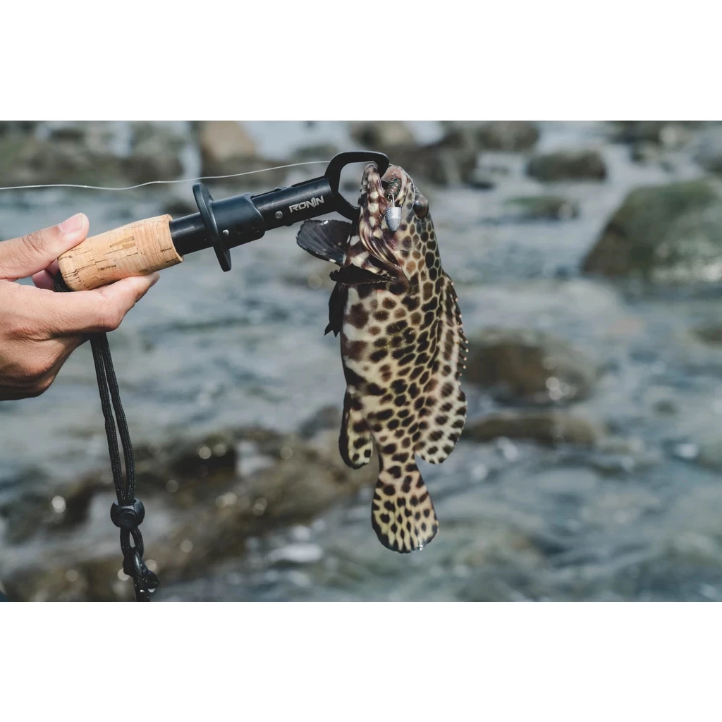 【LUREER】RONIN 黑鈦軟木把魚夾 Black Titanium Fish Grip 控魚器 夾魚器 夾魚鉗